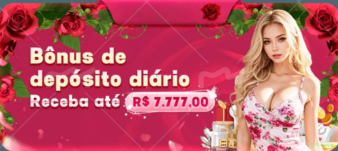Bônus boas-vindas athletepg R$100